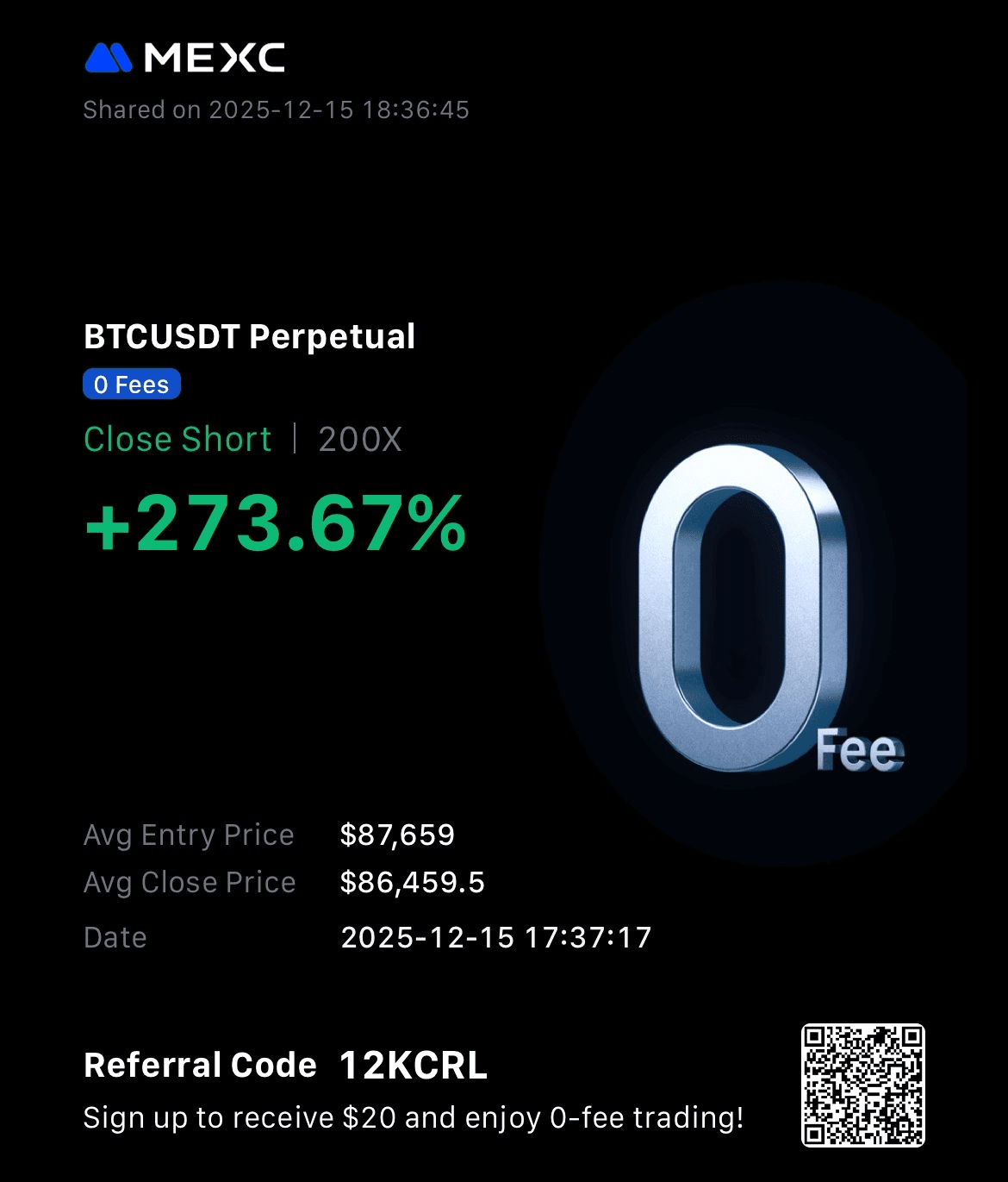 Trading PnL from mulesbe